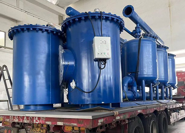 福建漳平整车直达自清洗过滤器3台，定制型加药装置1台，定制型七连罐石英砂过滤器1台
